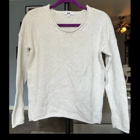 EUC Uniqlo Confetti Small Sweater - Picture 4 of 8
